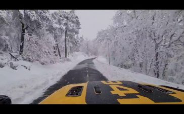 Jesús Calleja muestra en redes sociales el complicado descenso de Foncebadón a Ponferrada entre la nieve 10