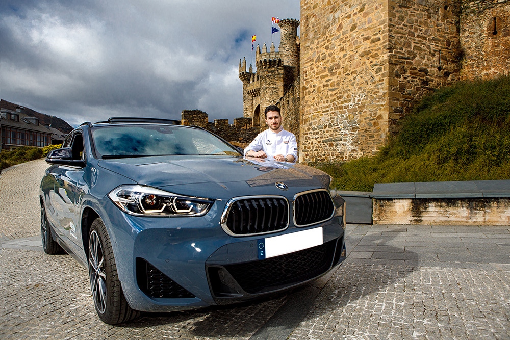 BMW Bernesga Motor ficha de embajador al chef del MuNa, Samuel Naveira 2