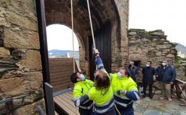Terminan las obras de restauración del acceso al Castillo de los Templarios de Ponferrada con la recuperación del puente levadizo 1