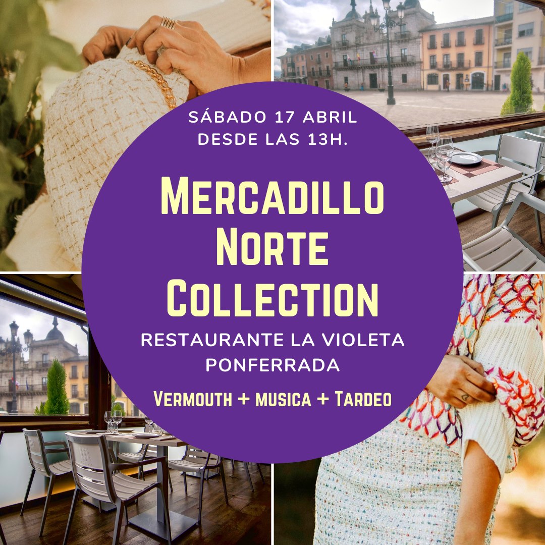 El Restaurante La Violeta organiza el sábado un Mercadillo de la marca Norte Collection 1