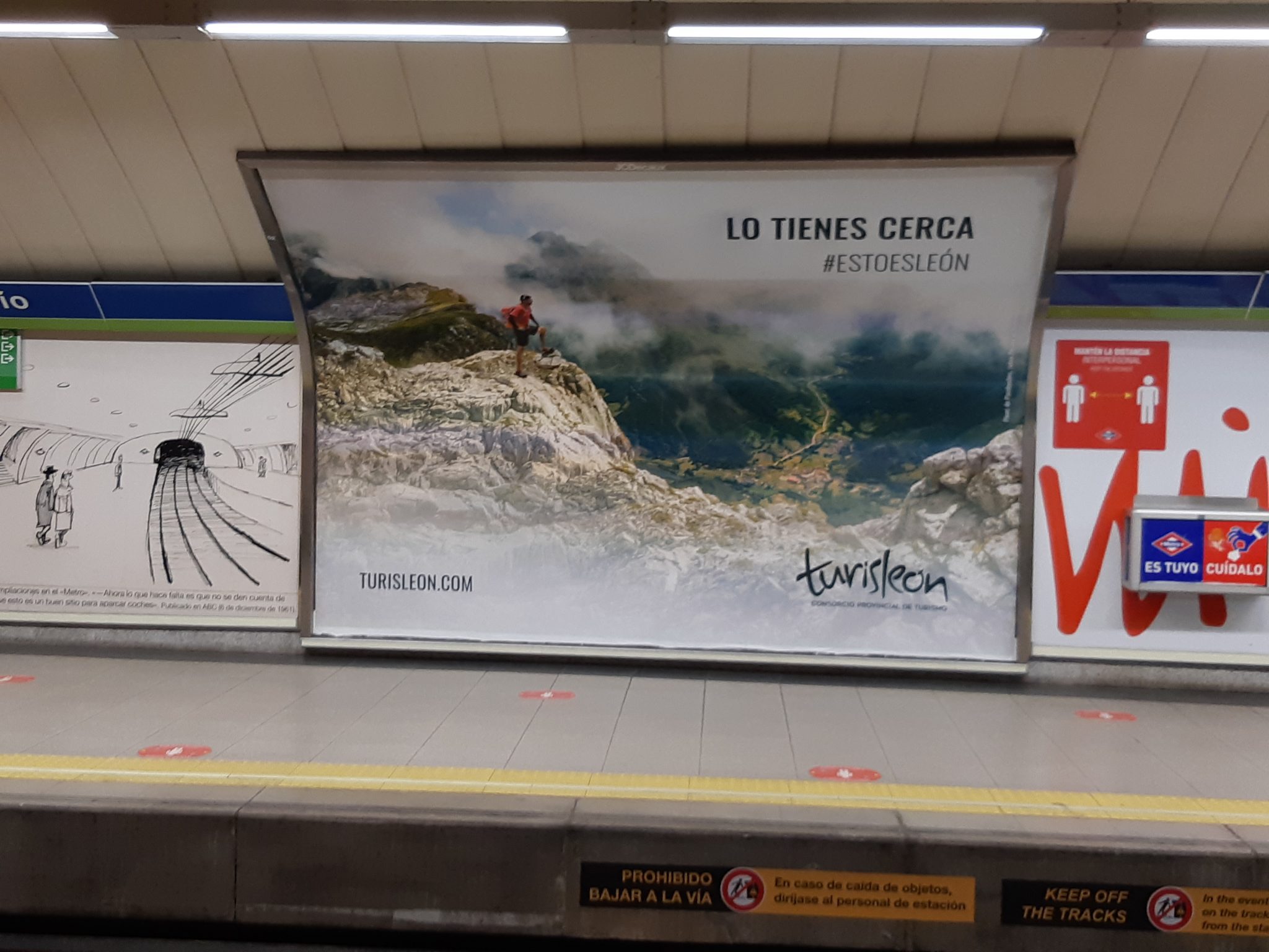 León se promociona bajo tierra en Madrid 1