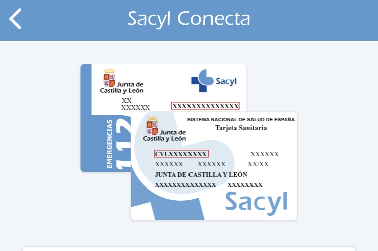 La App Sacyl Conecta pedirá confirmación de acceso SMS 1