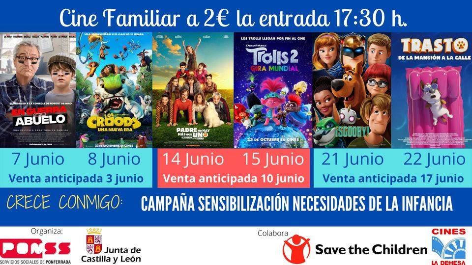 Una exposición al aire libre y proyección de cine familiar, las actividades de la campaña 'Crece Conmigo' 2