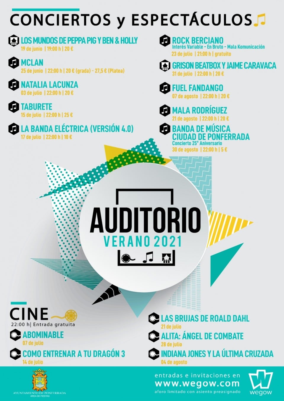 EL verano también será de cine en el Auditorio de Ponferrada 2