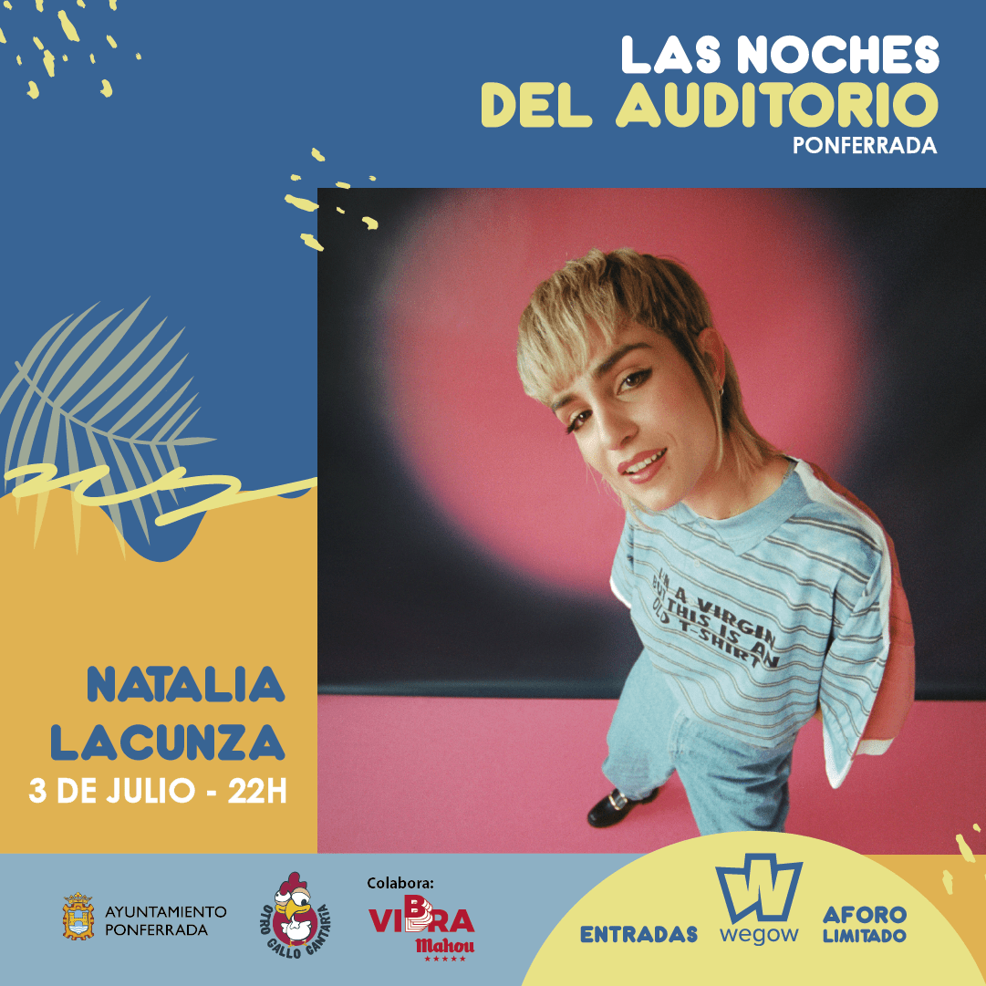 La cantante Natalia Lacunza será la protagonista de la noche del sábado en 'Las noches del auditorio' 2