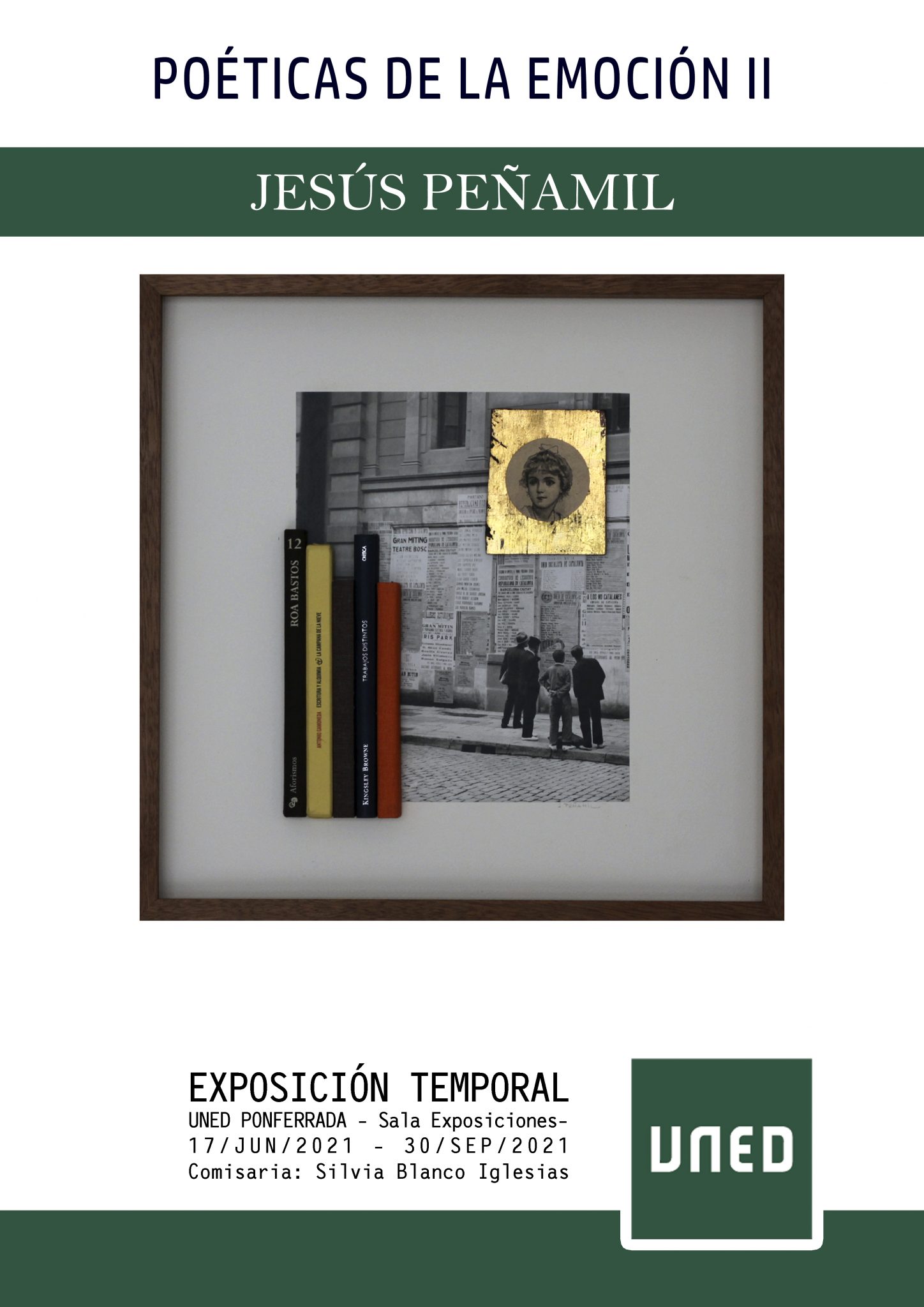 Exposición de Jesús Peñamil en las instalaciones de la UNED de Ponferrada 2