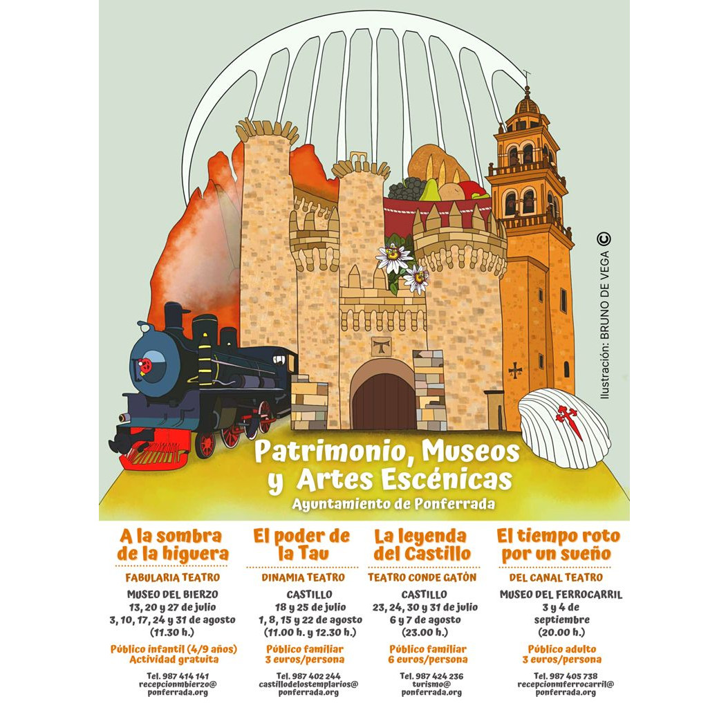 El Castillo y los museos de Ponferrada inician la programación “Presencias: Patrimonio, Museos y Artes Escénicas” 5