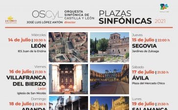 La Orquesta Sinfónica de Castilla y León llegará a Villafranca del Bierzo dentro del ciclo ‘Plazas Sinfónicas’ con 12 conciertos en las nueve provincias 2