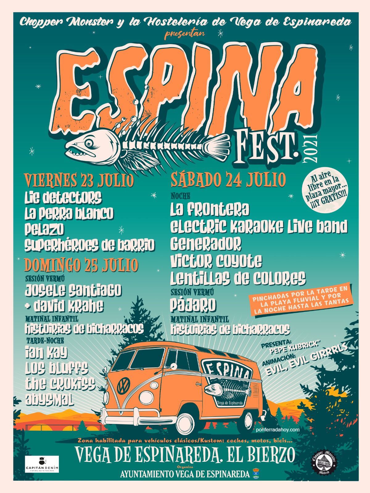Espinafest en Vega de Espinareda. 23, 24 y 25 de julio. Aquí tienes la programación completa 11