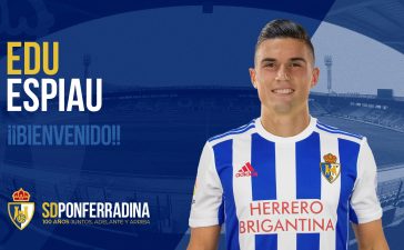 Edu Espiau, un nuevo jugador en la plantilla de la SD Ponferradina. 9
