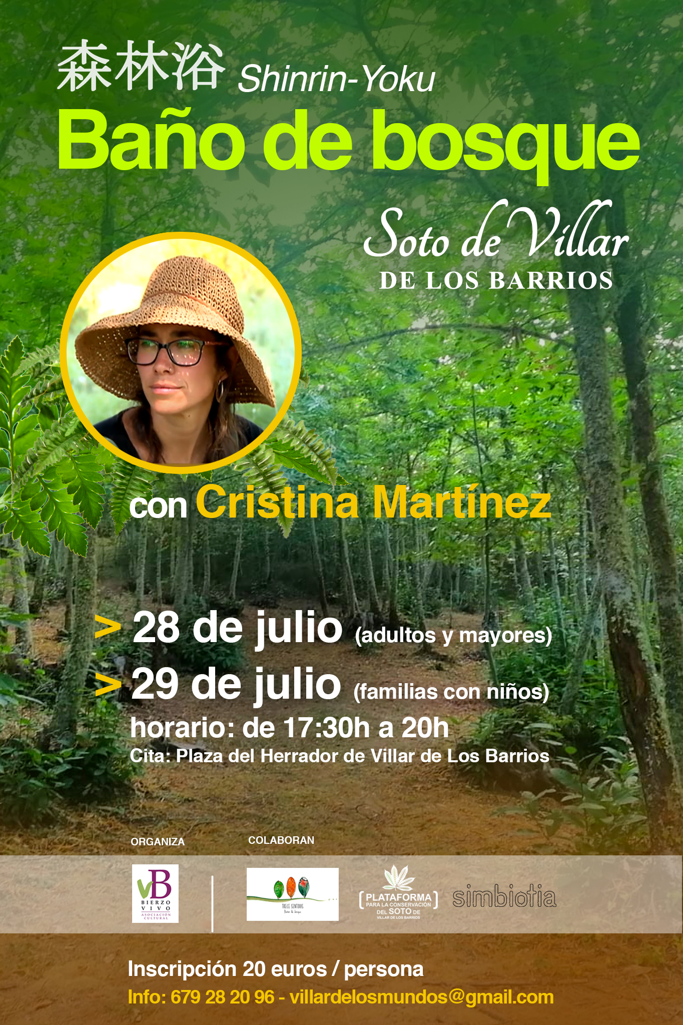 Este verano, primer "Baño de bosque" en el Soto de Villar de Los Barrios 2