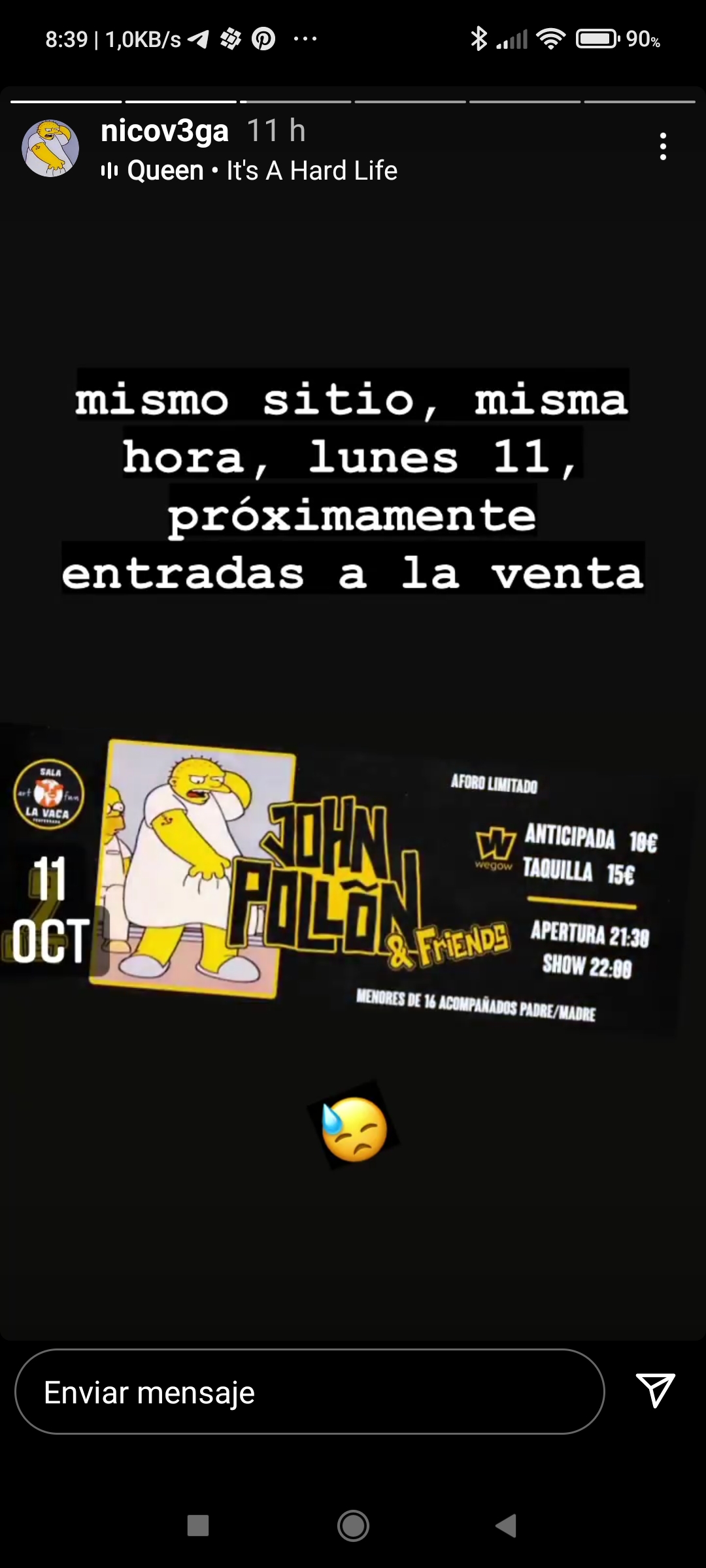 John Pollõn la lía y anuncia nueva fecha de concierto en Ponferrada 2