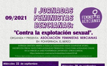 La Asociación Feministas Bercianas inaugura el 22 de septiembre en Ponferrada la primera edición de sus Jornadas Feministas Bercianas 9