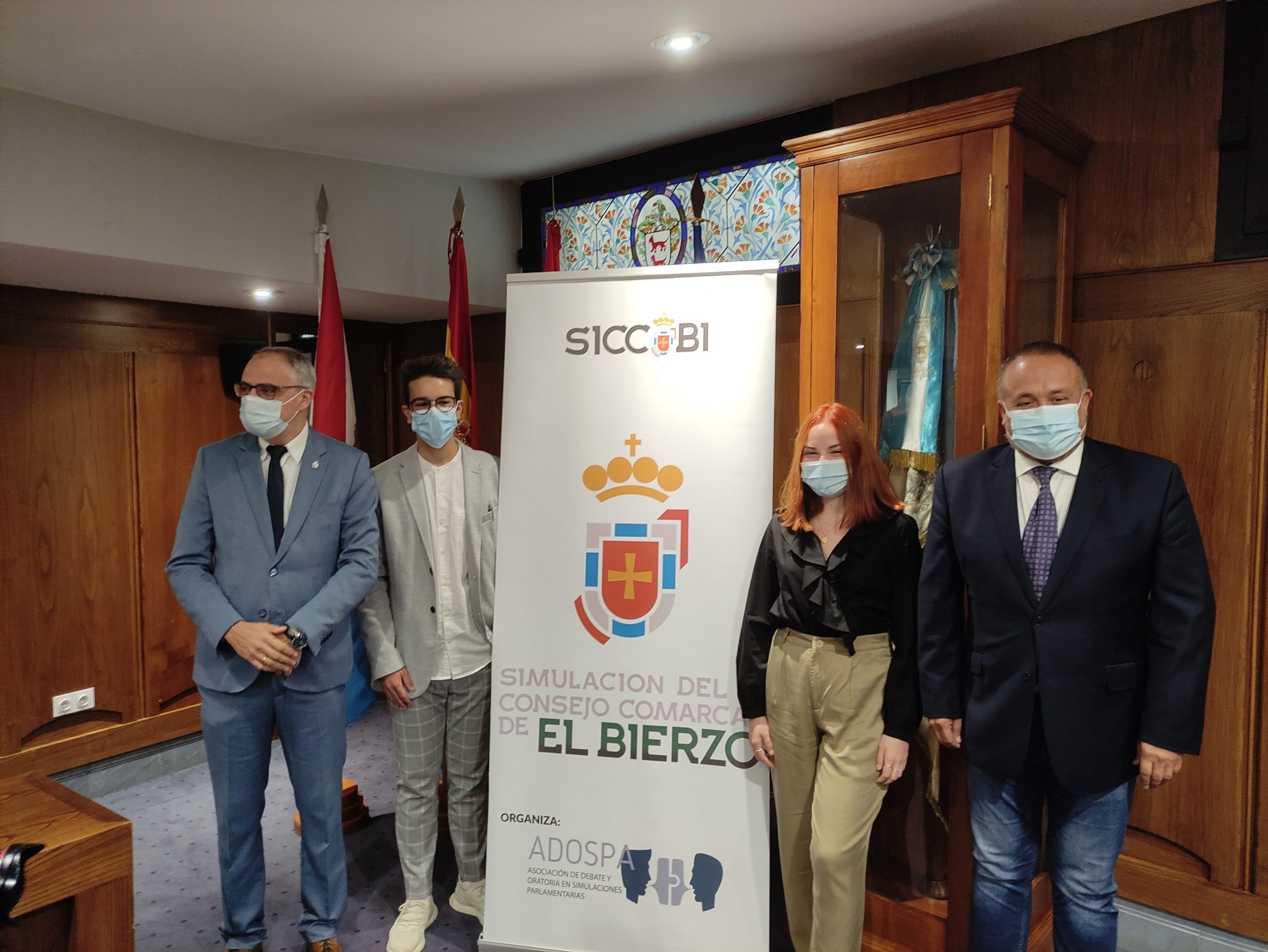 La primera edición de Siccobi acoge a 80 estudiantes de toda España que simularán debates del Consejo Comarcal y Ayuntamiento de Ponferrada 1