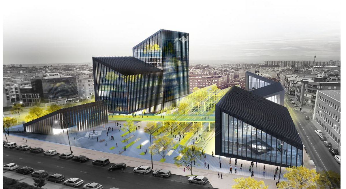 La cristalera Tvitec acristala también la nueva sede de Metro de Madrid 1