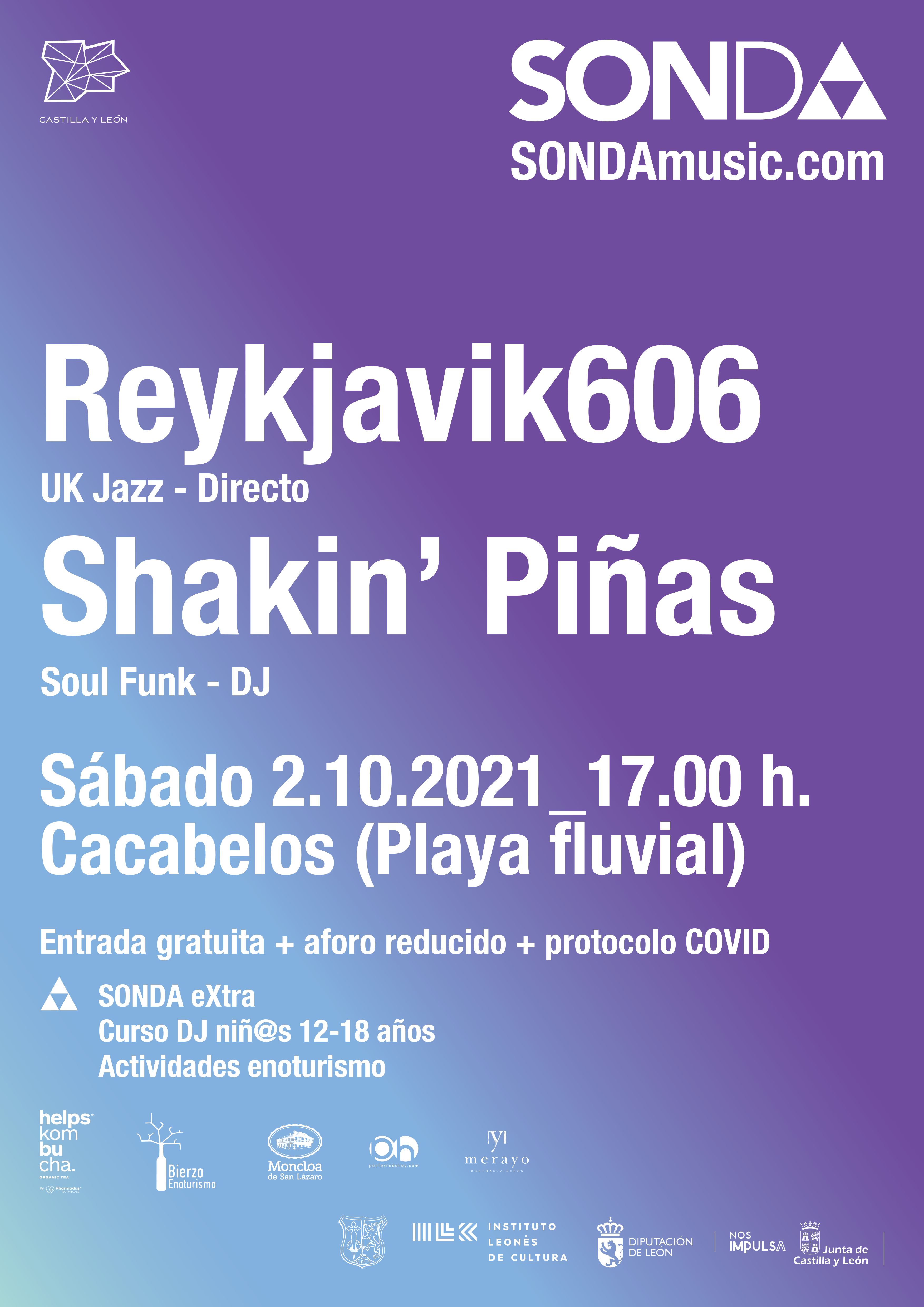 2ª edición de SONDA music, gratuito y con público, Reykjavik606 y Shakin’ Piñas protagonistas en la Playa Fluvial de Cacabelos 4