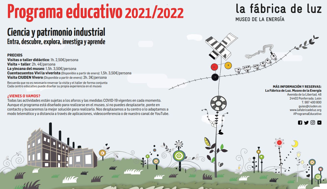 El Museo de la Energía presenta el programa educativo 2021/2022 1