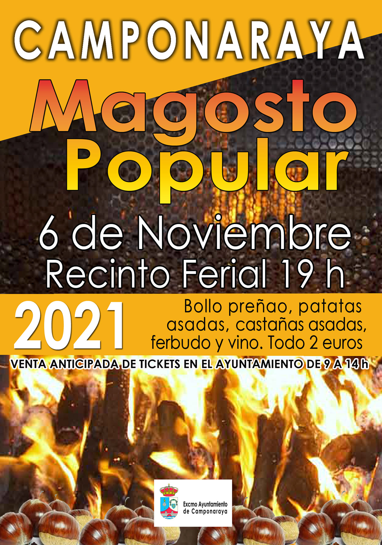 Camponaraya anuncia su Magosto Popular para el día 6 de noviembre 2