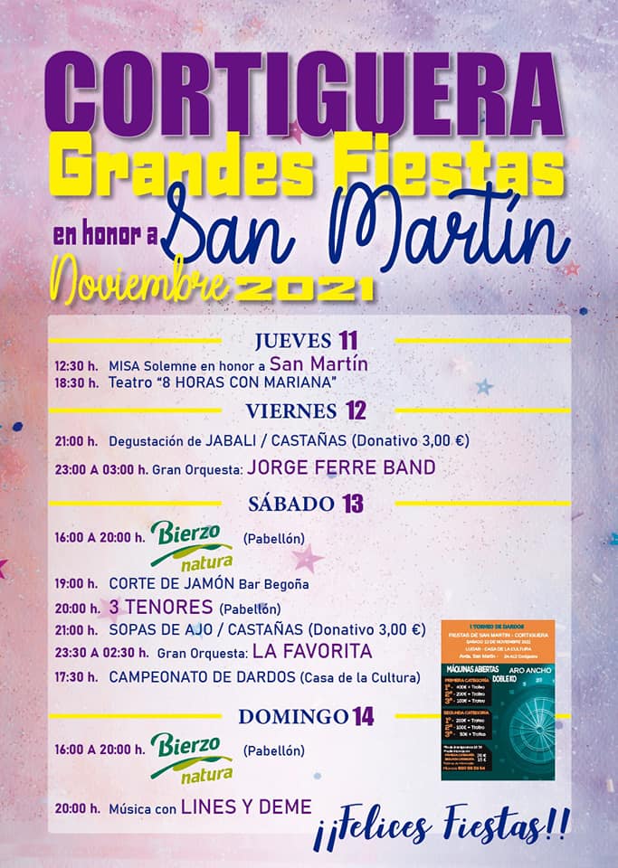 Grandes Fiestas en Cortiguera en honor a San Martín 2
