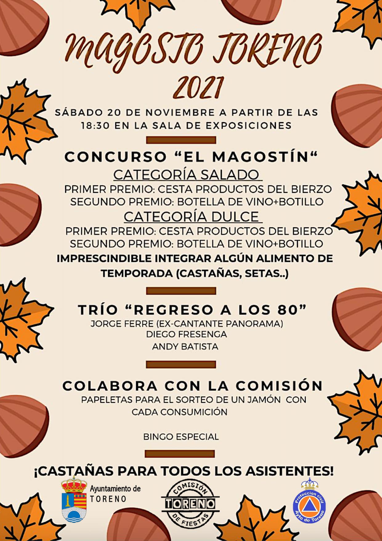 Toreno celebra un Magosto y mercadillo de otoño el próximo noviembre con música y concurso para cocinillas 3