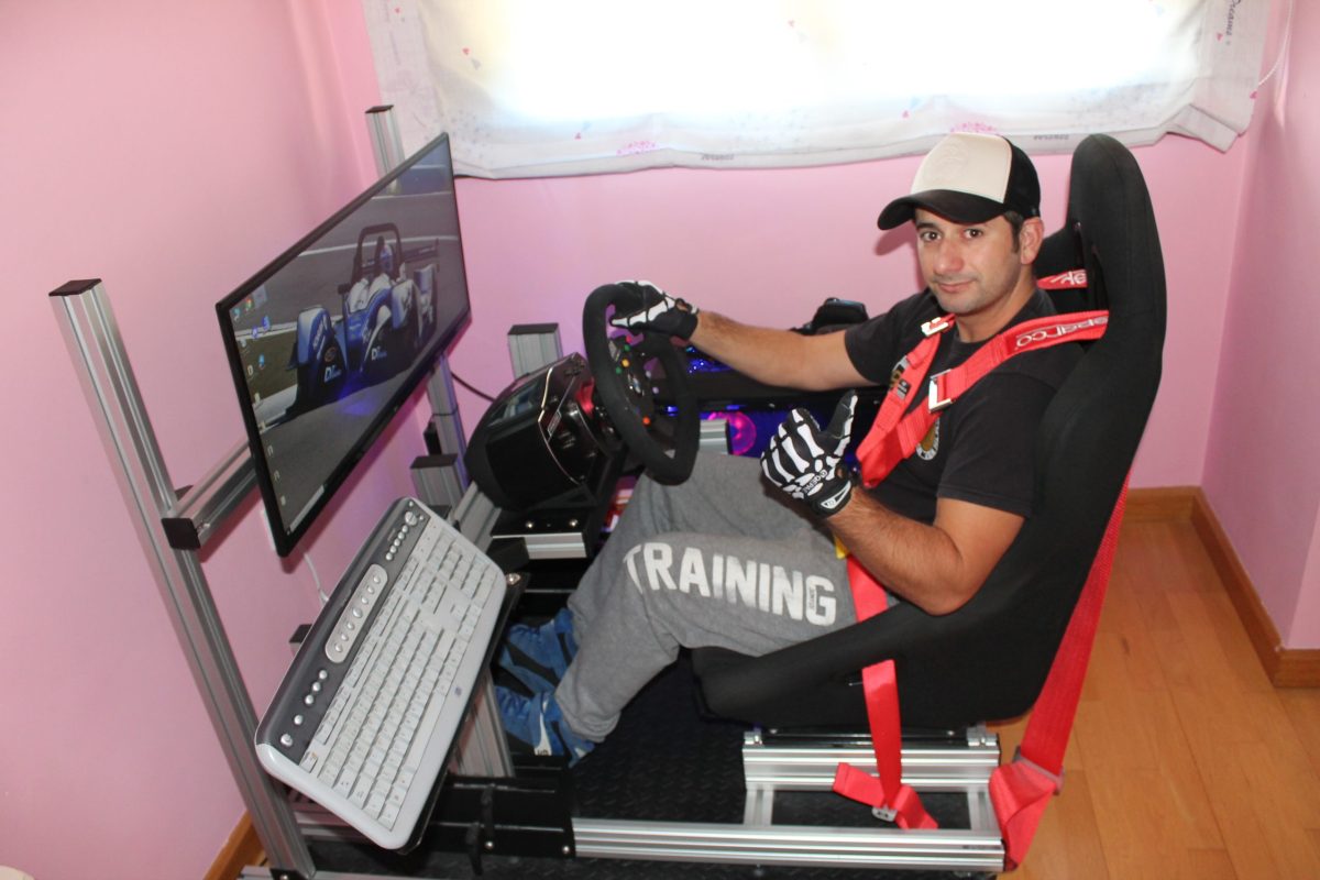 David Honrubia, un berciano a un paso de estar entre los 3 mejores pilotos del campeonato de España virtual de montaña 1
