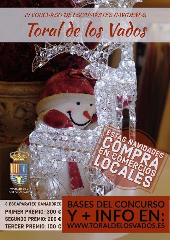 Toral de los Vados convoca concursos de decoración navideña para comercios y particulares 2