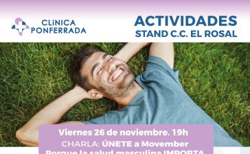 Clínica Ponferrada se une al Movember y organiza el viernes una charla sobre la salud masculina 5