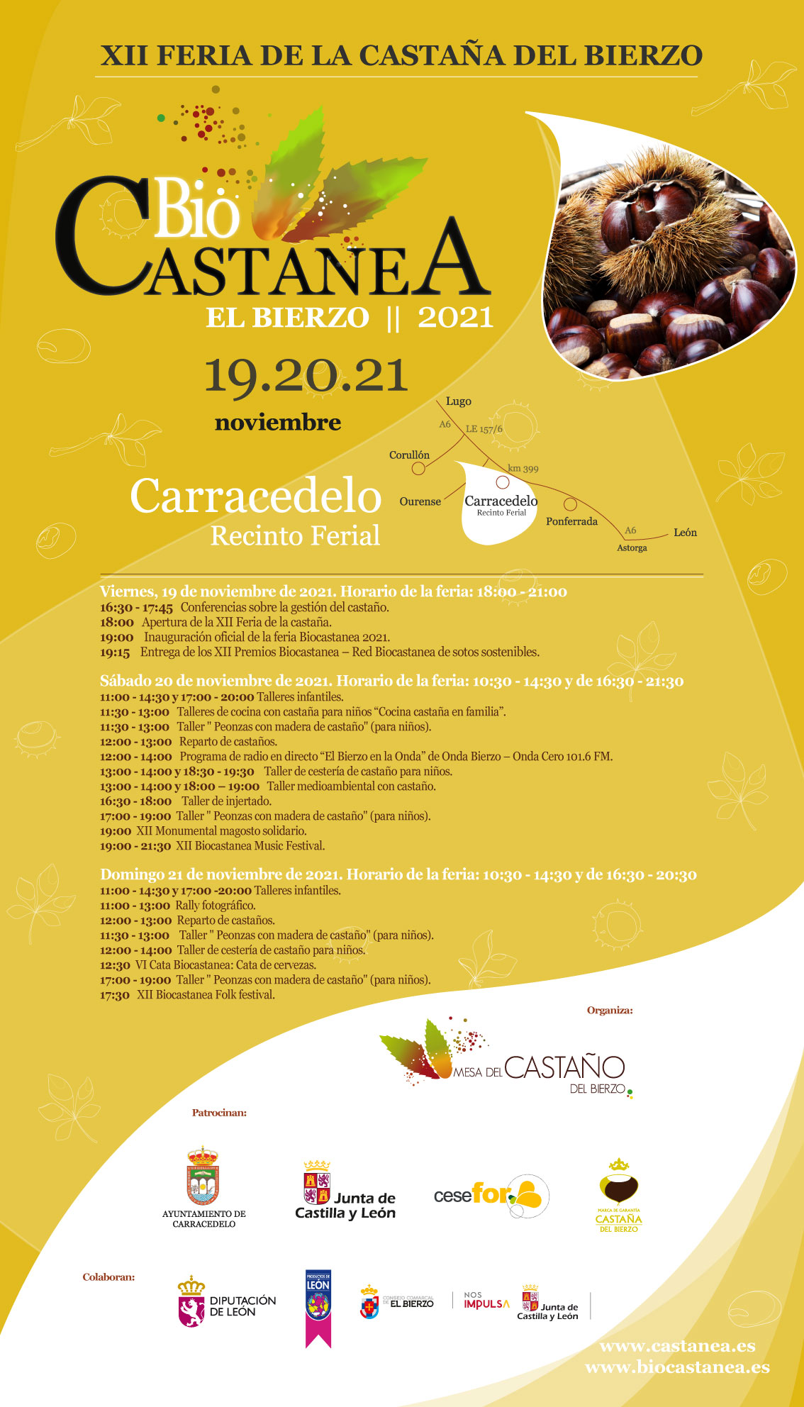 XII Feria de la Castaña del Bierzo «BIOCASTANEA 2021» en Carracedelo 2