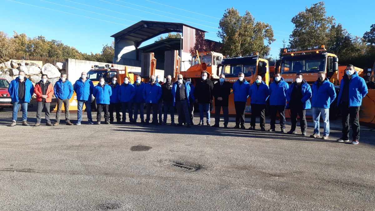 La Diputación se prepara para las nevadas con cerca de medio centenar de vehículos y 40 trabajadores 1