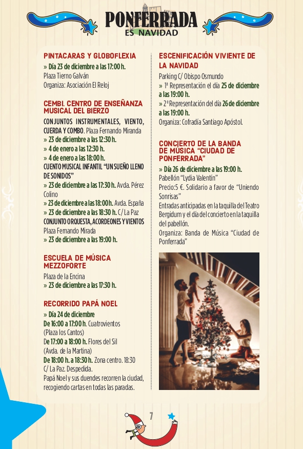 Programa Navidad 2021 en Ponferrada. Consulta el programa de actividades 7