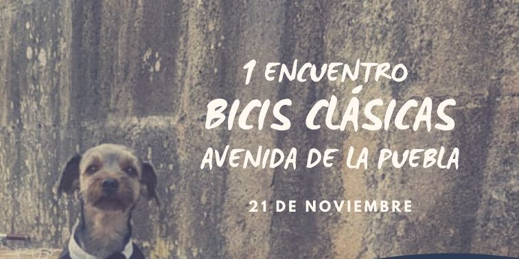 1er encuentro de Bicis Clásicas organizado por la asociación de amigos de la Avenida de la Puebla 1
