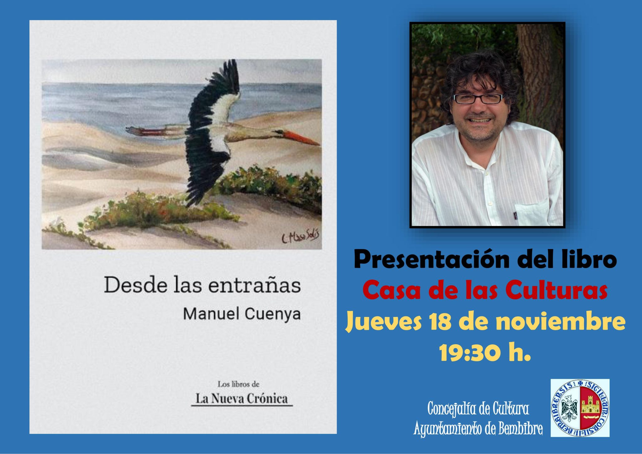 Presentación en Bembibre del libro de Manuel Cuenya "Desde las entrañas" 1