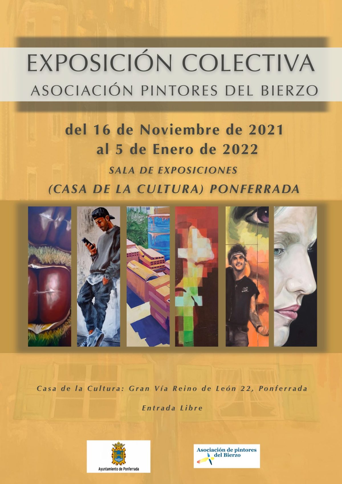 Exposición colectiva anual de pintura en la Casa de la Cultura de Ponferrada 1