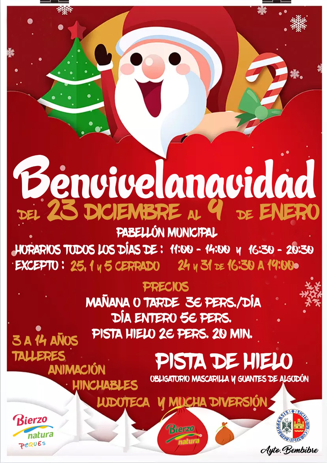 Benvivelanavidad, el ocio para los más pequeños en Bembibre durante la Navidad 2