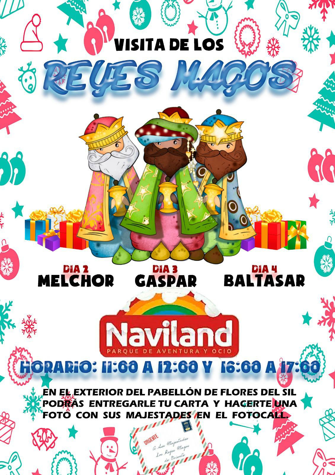 SSMM Los Reyes Magos de Oriente visitan Naviland Ponferrada 1