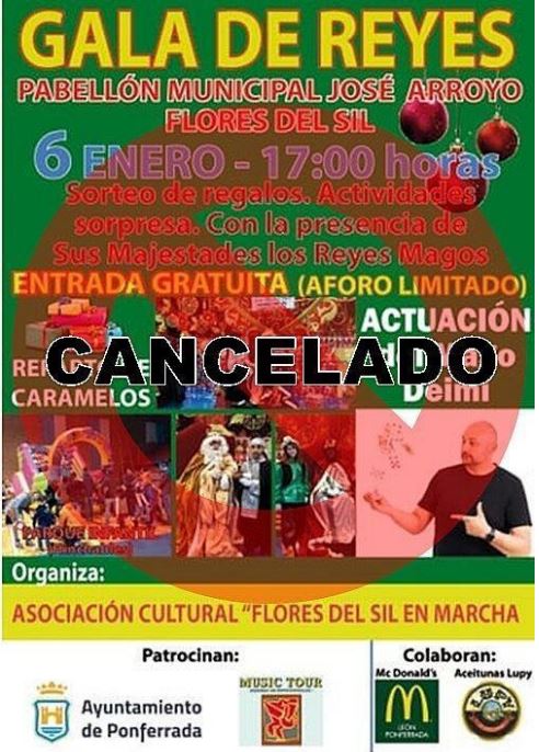 Flores del Sil En Marcha cancela la Gala de Reyes del 6 de enero en el Pabellón de Flores del Sil 2