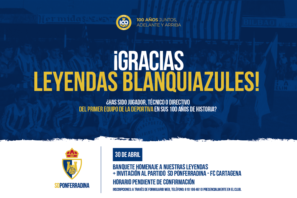 La Ponferradina homenajeará a los jugadores, técnicos o directivos que han formado parte del primer equipo de la Deportiva en sus 100 años de historia 2