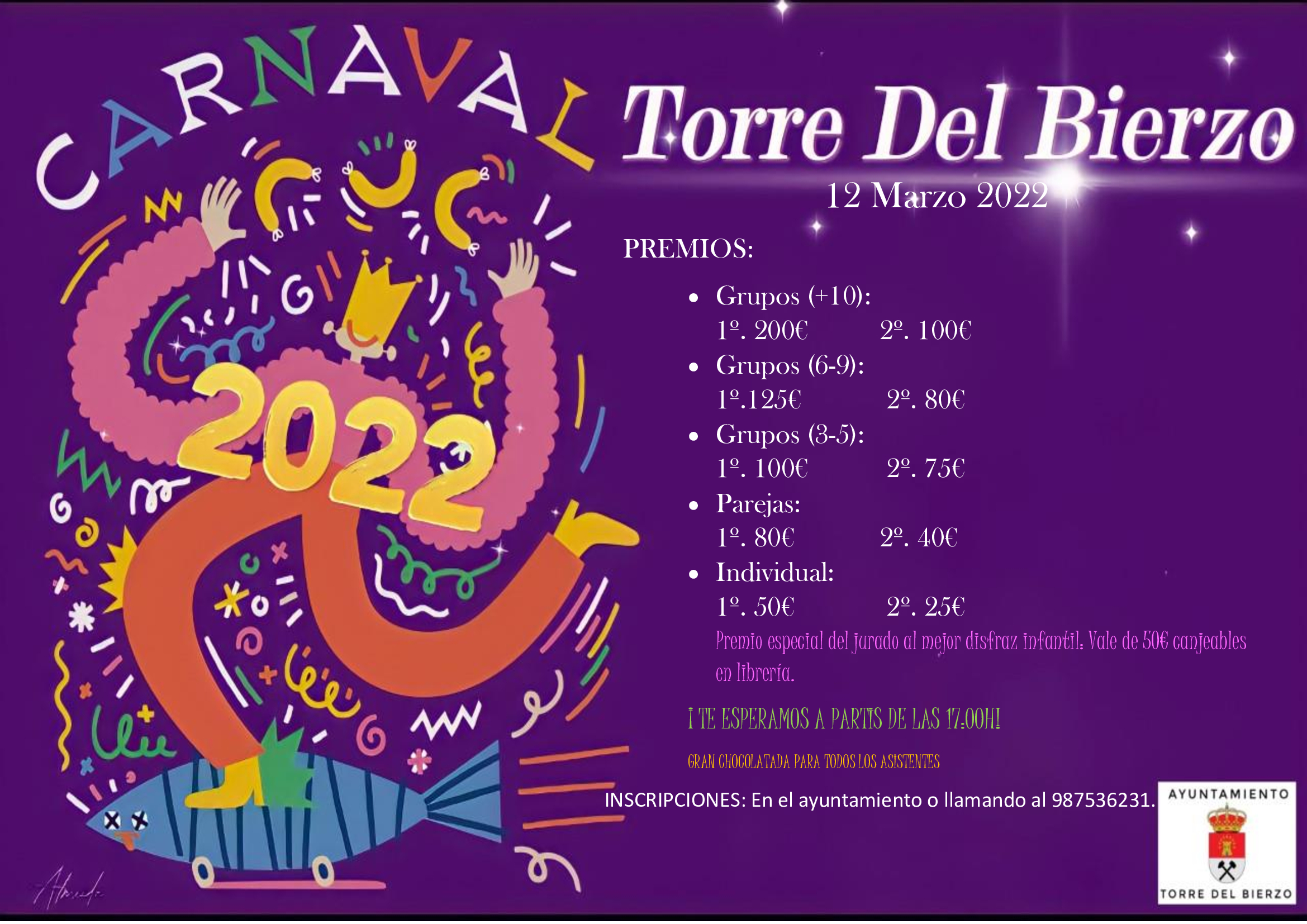 Carnaval en Torre del Bierzo 2022. La localidad del Bierzo Alto disfrutará del desfile el 12 de marzo 2