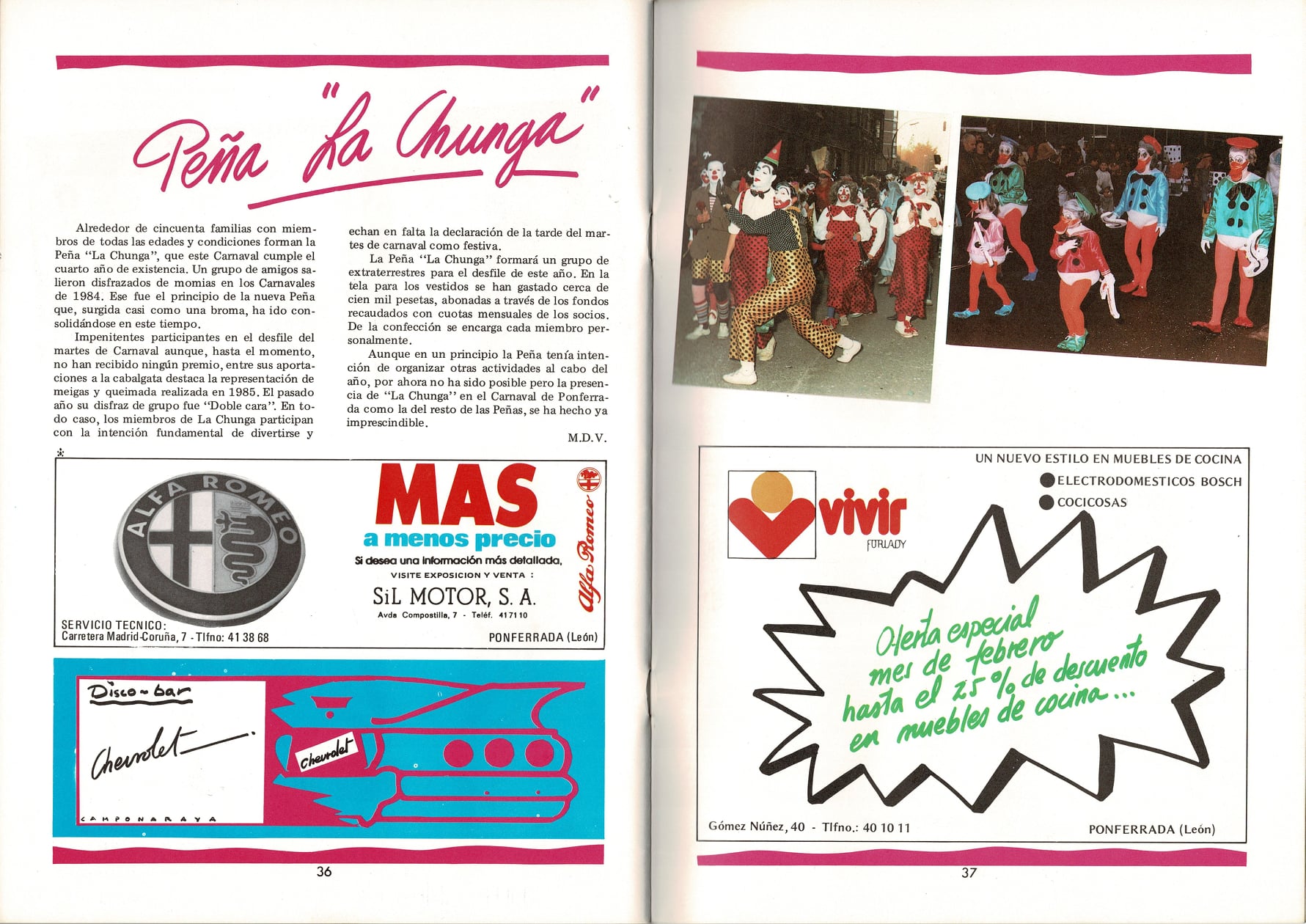La Casa de la Cultura homenajea el Carnaval ponferradino recuperando imágenes de los primeros desfiles de la democracia 3