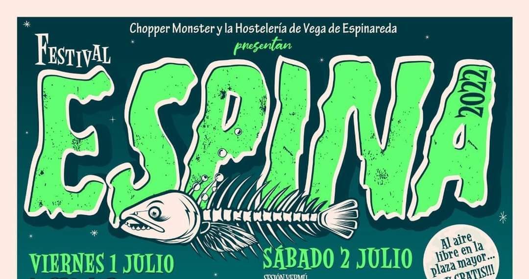 Espina Fest 2022 en Vega de Espinareda. 1 al 3 de julio. Estos son los horarios de los conciertos que podrás disfrutar 1