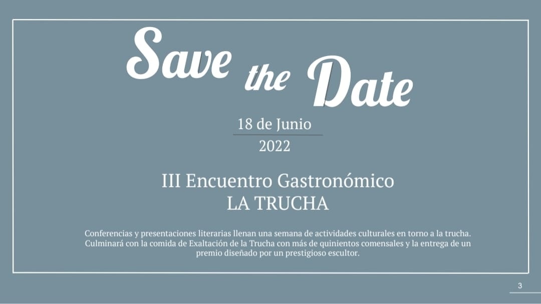 San Facundo retoma el III Encuentro Gastronómico de la Trucha 2