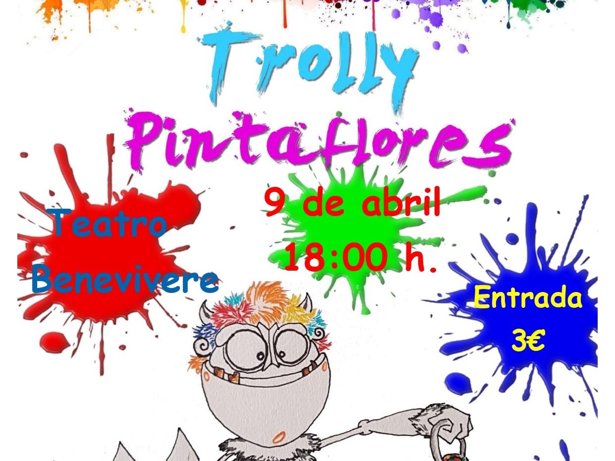 Teatro infantil en el Benevivere para este sábado con "Trolly Pintaflores" 1