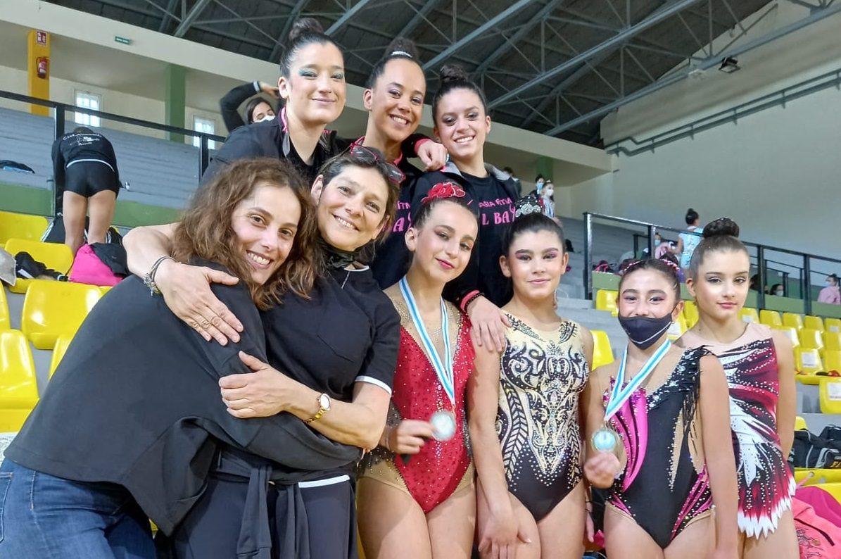 Cinco gimnastas bercianas del Club Bayo-Sil participan en el Campeonato de España 1