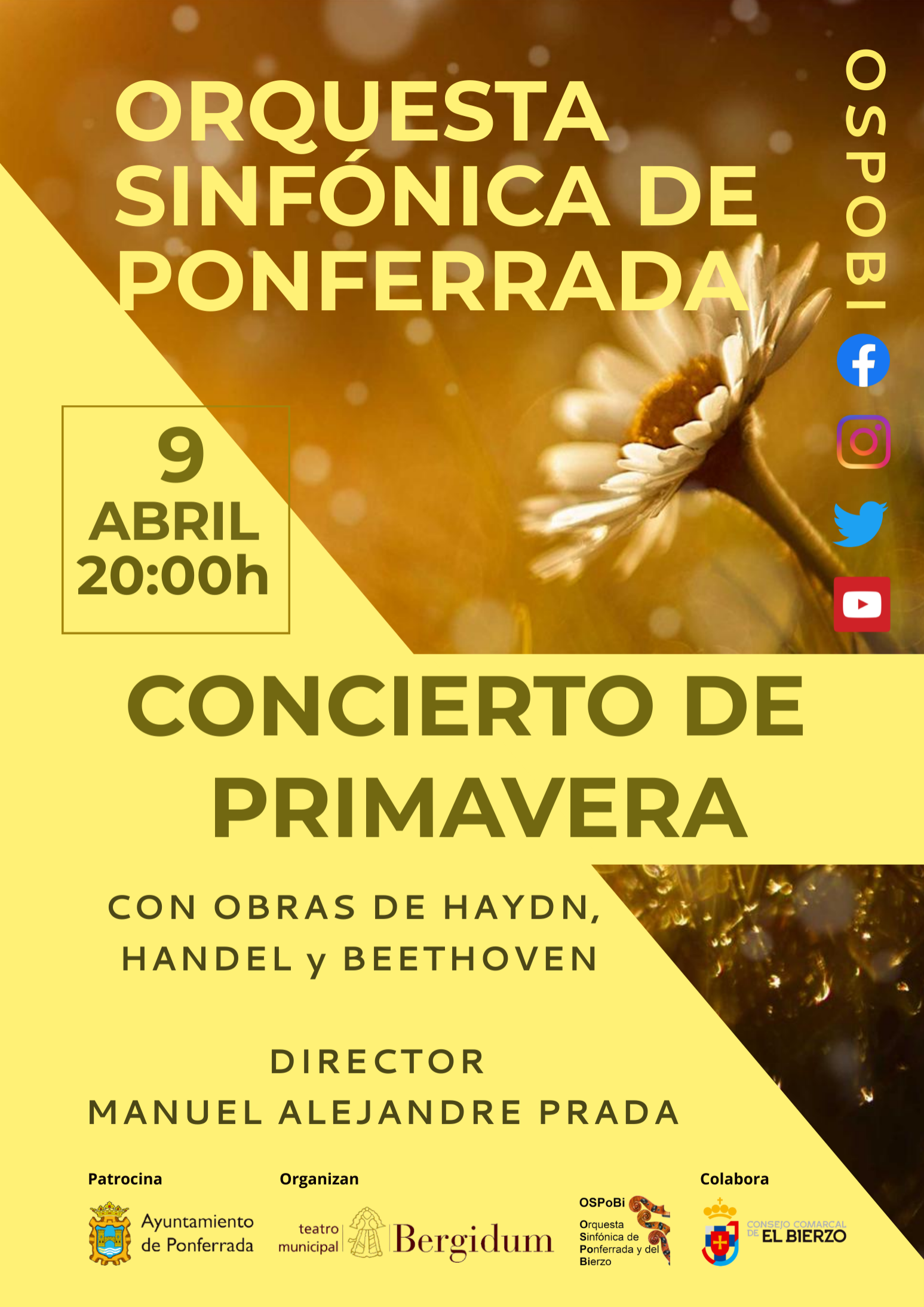 La Orquesta Sinfónica de Ponferrada interpreta en su Concierto de primavera piezas de, entre otros, Handel y Beethoven 2