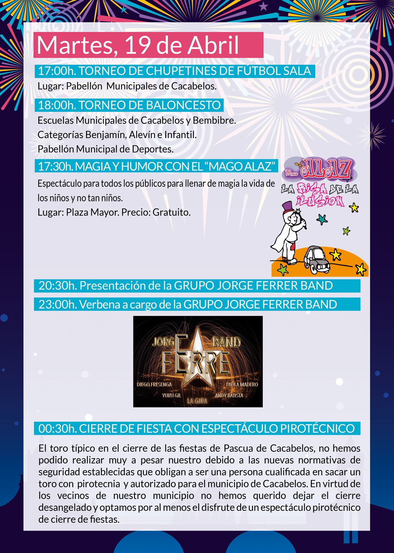 Fiestas de Pascua 2022 en Cacabelos. Programa de actividades 12