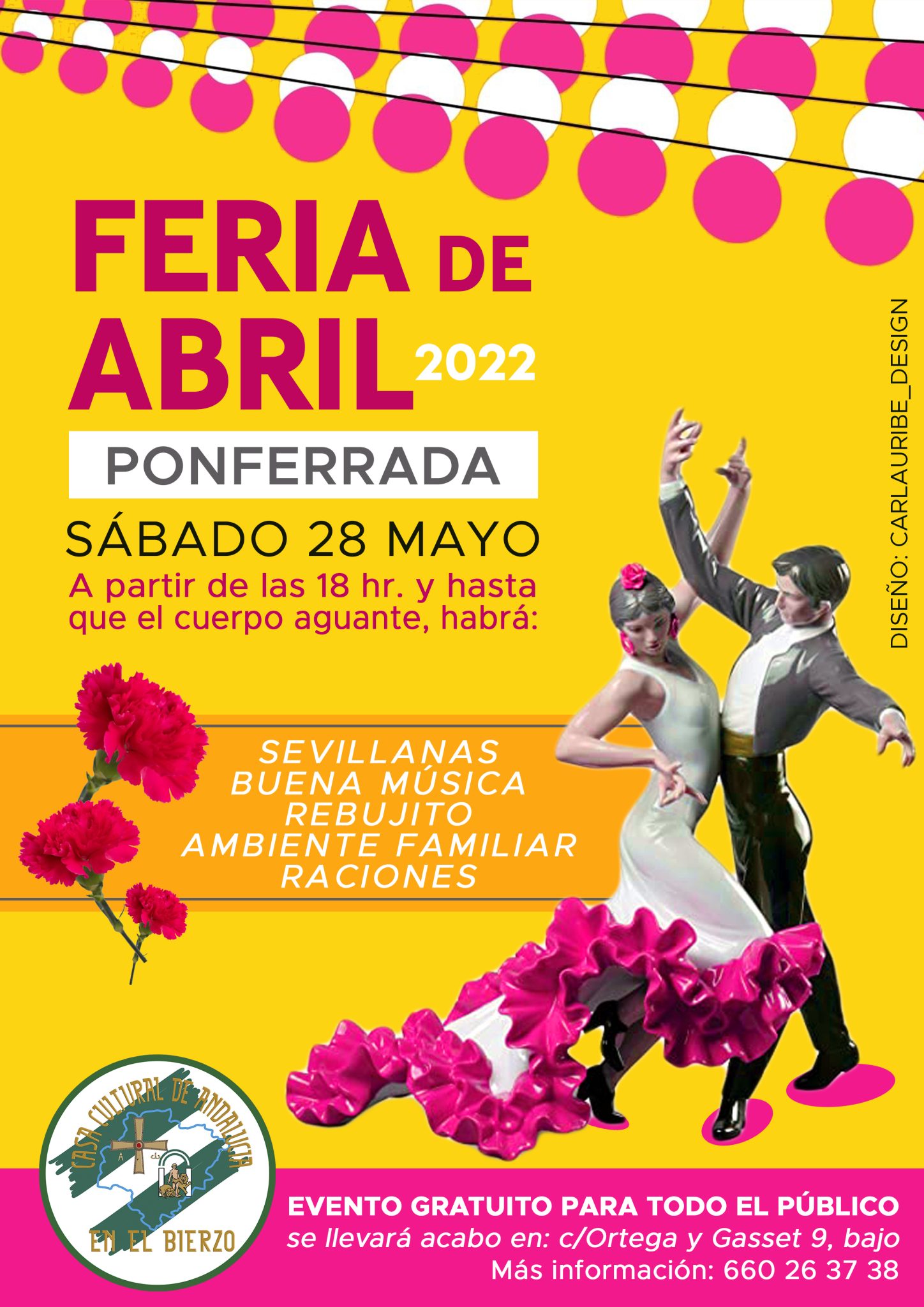 La Casa de Andalucía en el Bierzo organiza La Feria de Abril en su sede de Ponferrada 2