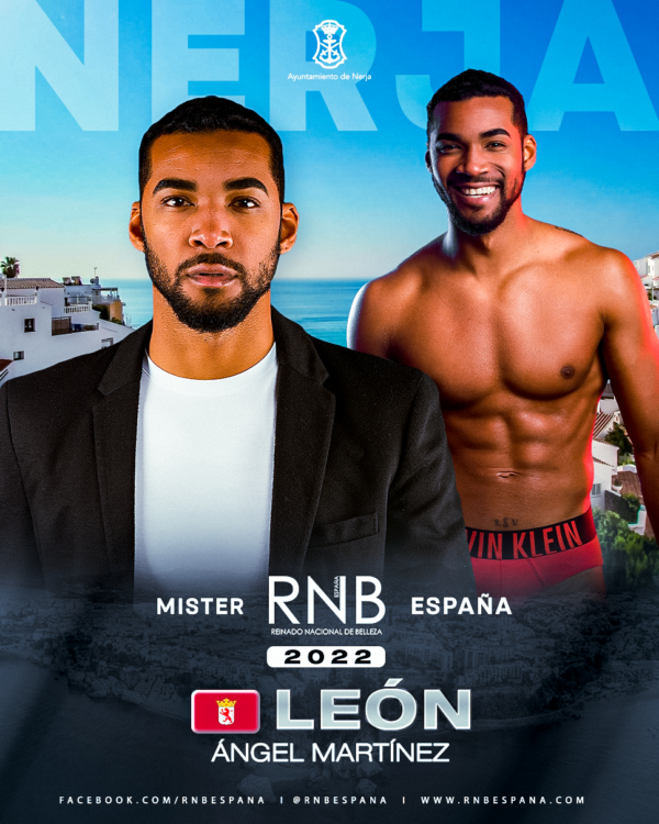 Ángel Martínez, un berciano con raíces dominicanas, representará a León en los premios RNB Reinado Nacional de Belleza 3