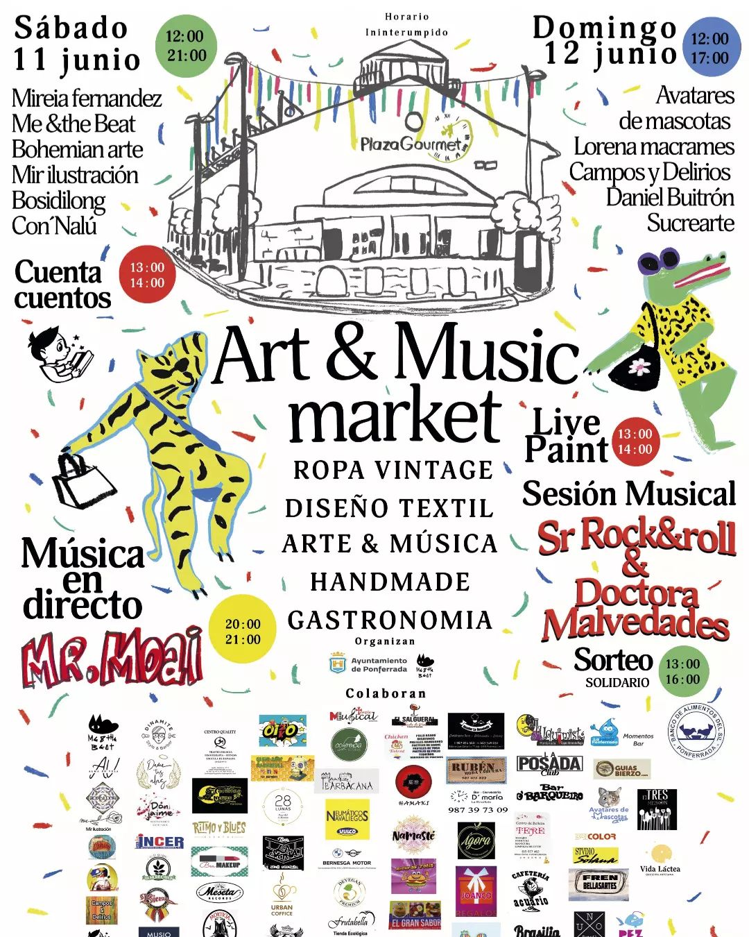 Art&Music Market junta la música, el diseño y la artesanía en el Plaza Gourmet de Ponferrada 2