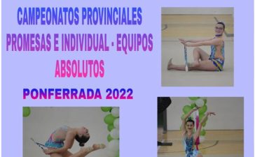 El pabellón Lydia Valentín acoge este domingo los campeonatos provinciales de Gimnasia Rítmica 5