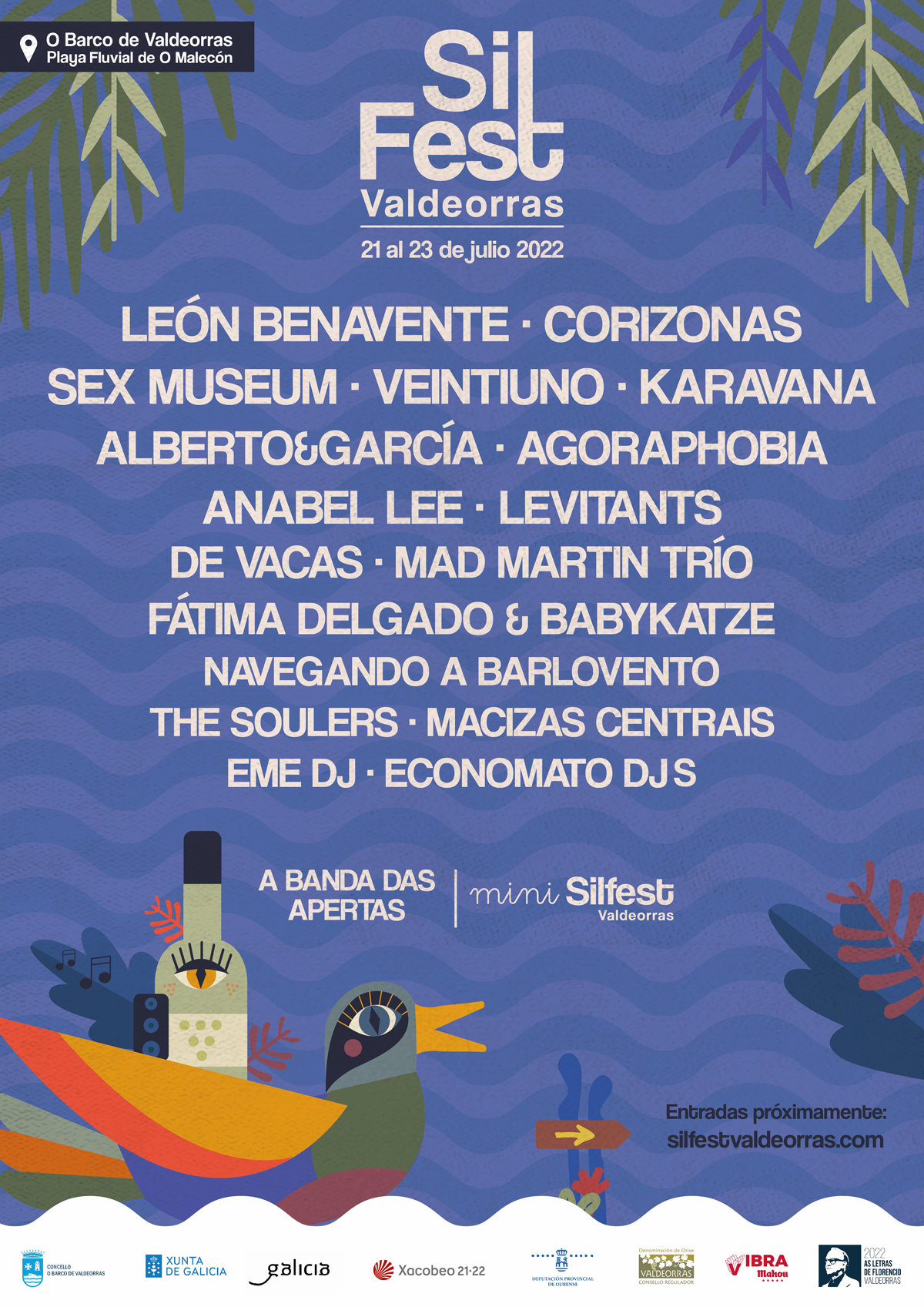 SilFest da a conocer el cartel que se podrá disfrutar en el festival del El Barco de Valdeorras los días 21,22 y 23 de julio 2